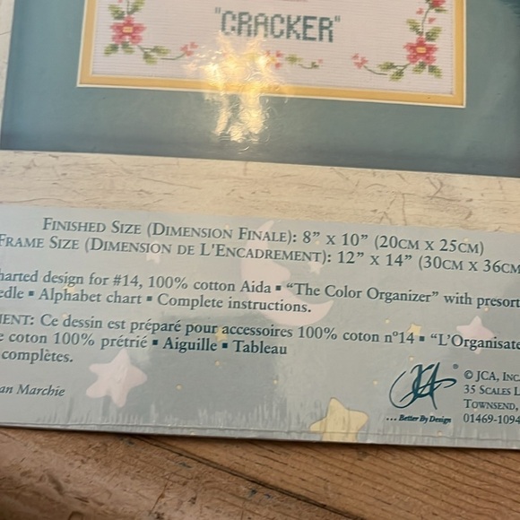 Needle Treasures Baby Collection “Baby’s First Word” Counted Cross Stitch Kit - Picture 4 of 5